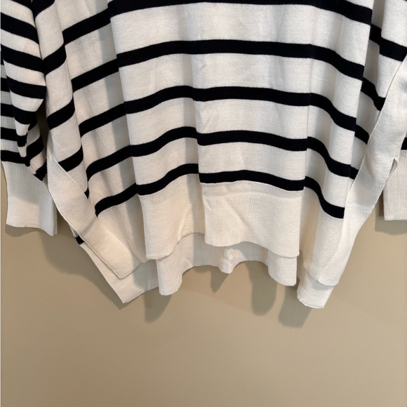 Striped Sweater with Heart Patch - Picture 8 of 9